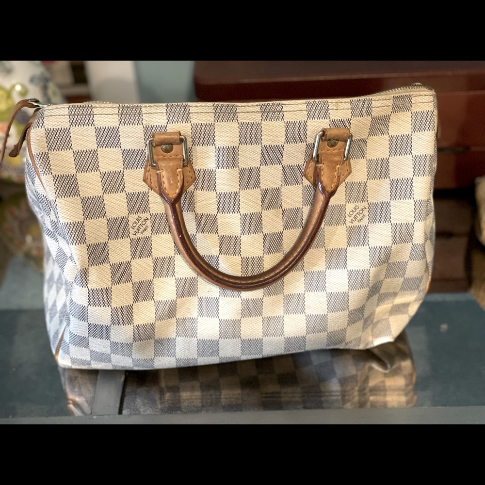 COPY - 💎✨AUTHENTIC✨💎 Louis Vuitton speedy 25 Damier azur